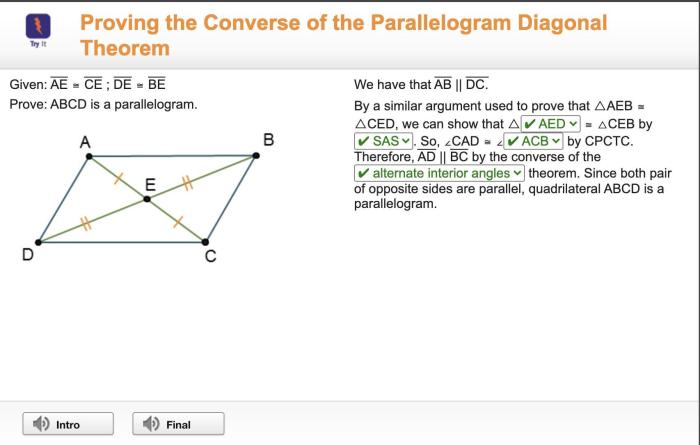 Parallelogram circle circumscribing prove ex rhombus class theorem proof circles type teachoo