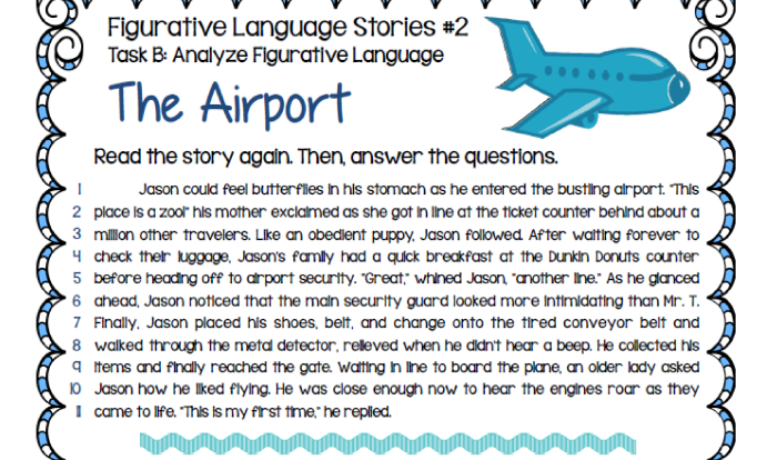 The airport figurative language answer key