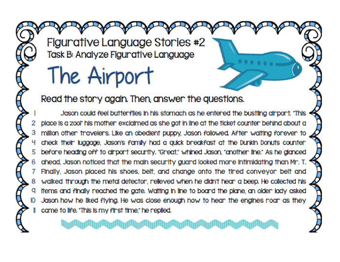 The airport figurative language answer key