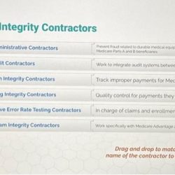 Medicare integrity contractors medtrainer answers